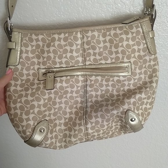 Coach heritage stripe signature C Chelsea hobo crossbody purse - Picture 6 of 10